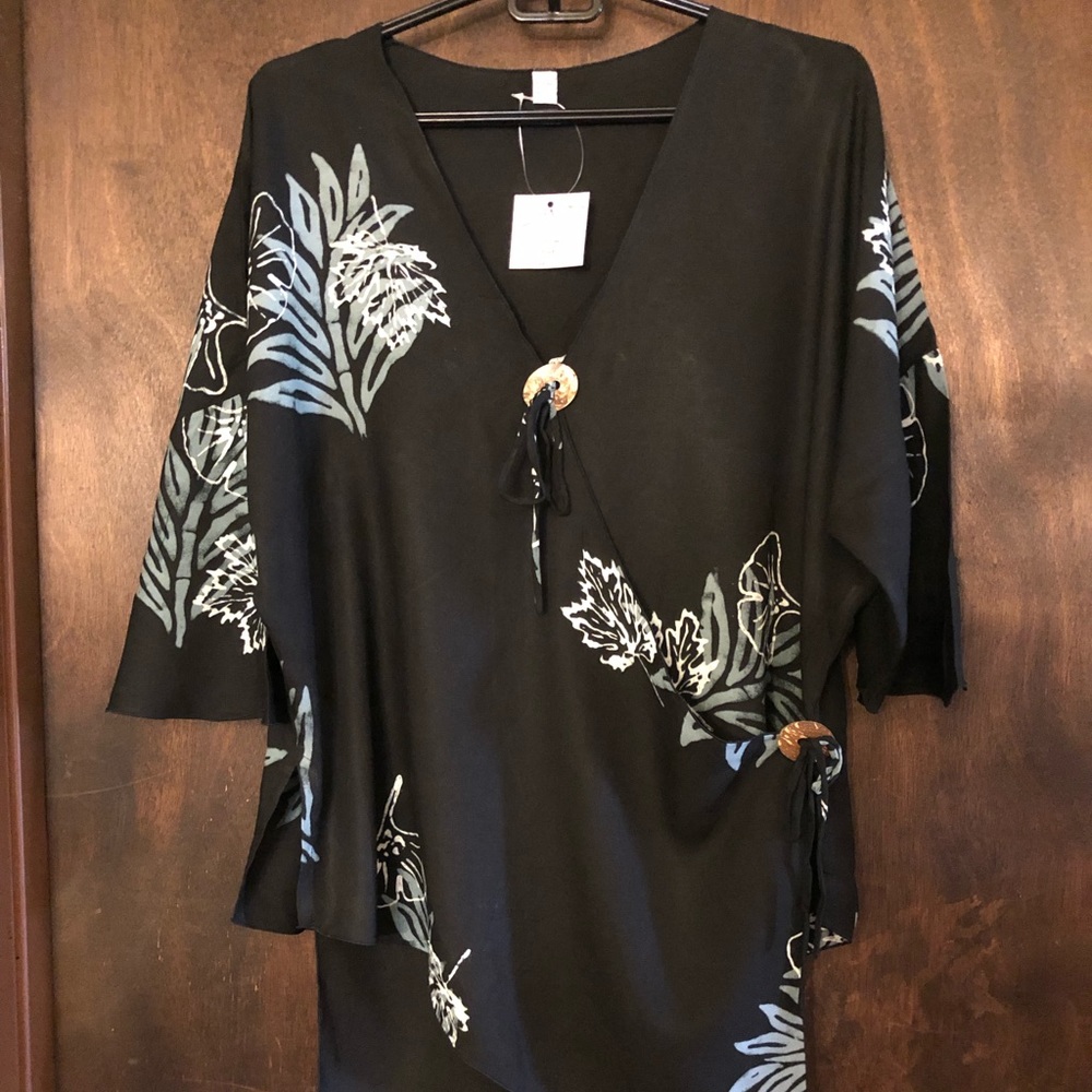 Island Collection Kimono Swim Cover-Up